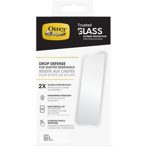 image:imageOtterBox AMPLIFY GLASS ANTIMICROBIAL BLUE LIGHT Screen Protector for iPhone 14 iPhone 13 amp iPhone 13 Pro Flawless Touch Response Fingerprint Resistant Precision Fit Vibrant ClarityClear