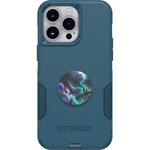 image:imageOtterBox Bundle Commuter Series Case for iPhone 14 PRO MAX  Dont BE Blue  PopSockets PopGrip  ClearOil Agate