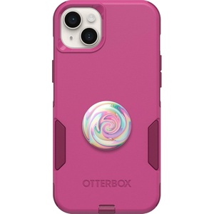 image:imageOtterBox Bundle Commuter Series Case for iPhone 14 Plus  INTO The Fuchsia  PopSockets PopGrip  Jawbreaker Gloss