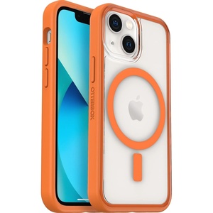 image:imageOtterBox Clear case with colorful grip edge for iPhone 13 Mini  ENDEAVOR ClearOrange