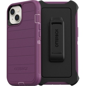 image:imageOtterBox Defender Series Screenless Edition Case for iPhone 13 Only  Holster Clip Included  Microbial Defense Protection  NonRetail Packaging  BlackHappy Purple