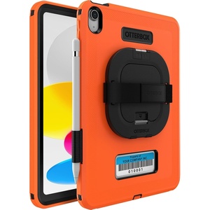 image:imageOtterBox Defender for Business WKickstandHANDSTRAP for iPad A16 amp iPad 10th Gen  HIGH Visibility OrangeRugged amp DurablescreenlessPort ProtectionIncludes ShieldStand NonRetail Packaging