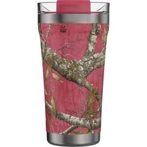 image:imageOtterBox Elevation Tumbler with Closed Lid  16OZ RealTree Edge Flamingo PinkRealTree Edge Pink Flamingo