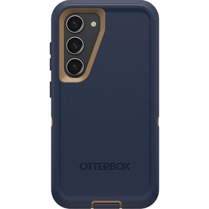 image:imageOtterBox Galaxy S23 Defender Series Case  Blue Suede Shoes Blue Rugged amp Durable with Port Protection Includes Holster Clip Kickstand