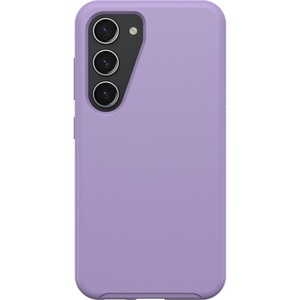 image:imageOtterBox Galaxy S23 Symmetry Series Case  Stardust ClearGlitter UltraSleek Wireless Charging Compatible Raised Edges Protect Camera amp ScreenPurple