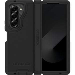 image:imageOtterBox Galaxy Z Fold6 Defender Series XT Case  Black screenless Rugged Hinge Protection Lanyard Attachment PowerShare and Wireless Charging CompatibleBlack