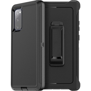 image:imageOtterBox Samsung Galaxy S20 FE 5G FE ONLY  Not Compatible with Other Galaxy S20 Models Defender Series Case  Black Rugged amp Durable with Port Protection Includes Holster Clip KickstandBlack