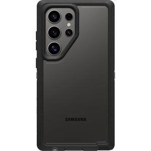 image:imageOtterBox Samsung Galaxy S24 Ultra Defender Series XT Clear Case  Dark Side BlackClear screenless Rugged Lanyard Attachment