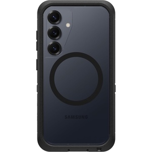 image:imageOtterBox Samsung Galaxy S25 Defender Series XT Clear Magnet Case  Denver Dusk PurpleDark Side Black