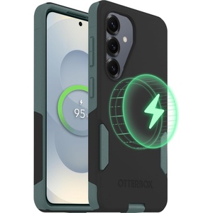 image:imageOtterBox Samsung Galaxy S26 Commuter Series Case  Purple Mystery Slim amp Tough PocketFriendly with Port Protection Protective Phone Case for Samsung GalaxyEnchanted Forest Black  Green