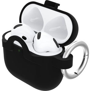 image:imageOtterBox Soft Touch Case for AirPods 4th Gen  Black Crystal  Protective Apple AirPods CaseBlack Crystal