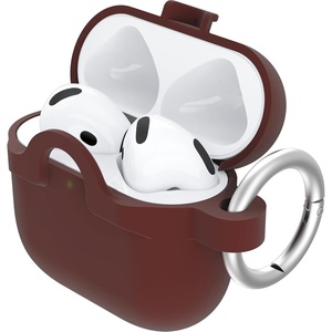 image:imageOtterBox Soft Touch Case for AirPods 4th Gen  Black Crystal  Protective Apple AirPods CaseBrick Red