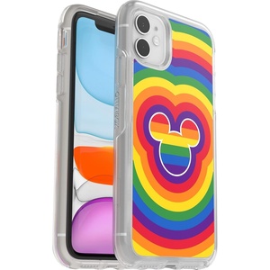 image:imageOtterBox iPhone 11 Symmetry Series Case  Stardust Silver FlakeClear UltraSleek Wireless Charging Compatible Raised Edges Protect Camera amp ScreenDisney Pride