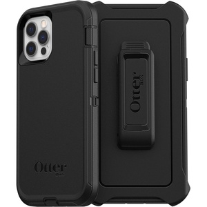 image:imageOtterBox iPhone 12 amp iPhone 12 Pro Defender Series Series Case  Realtree Edge BlackRealtree Edge Graphic Rugged amp Durable with Port Protection Includes Holster Clip KickstandBlack