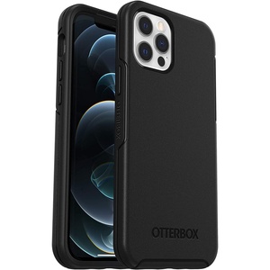 image:imageOtterBox iPhone 12 amp iPhone 12 Pro Symmetry Series Case  Black UltraSleek Wireless Charging Compatible Raised Edges Protect Camera amp Screen