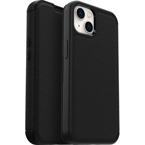 image:imageOtterBox iPhone 13 ONLY Strada Series Case  Shadow Card Holder Genuine Leather PocketFriendly Folio caseSHADOW