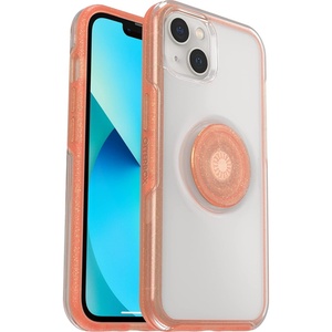 image:imageOtterBox iPhone 13 Otter  Pop Symmetry Series Clear Case  MELONDRAMTIC ClearOrange Integrated PopSockets PopGrip Slim PocketFriendly Raised Edges Protect Camera amp Screen