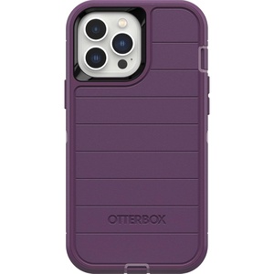 image:imageOtterBox iPhone 13 Pro Max amp iPhone 12 Pro Max Defender Series Case  HAPPY PURPLE rugged amp durable with port protection includes holster clip kickstand