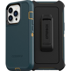 image:imageOtterBox iPhone 13 Pro ONLY Defender Series Case  Hunter Green Rugged amp Durable with Port Protection Includes Holster Clip Kickstand