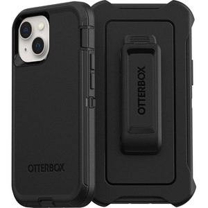 image:imageOtterBox iPhone 13 Pro ONLY Defender Series Case  Single Unit Ships in Polybag Ideal for Business Customers  BLACK rugged amp durable with port protection includes holster clip kickstandiPhone 13 mini  iPhone 12 mini