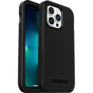 image:imageOtterBox iPhone 13 Pro ONLY Defender Series XT Case  Single Unit Ships in Polybag Ideal for Business Customers  Black screenless Rugged Snaps to MagSafe Lanyard Attachment