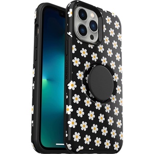 image:imageOtterBox iPhone 13 Pro Otter  Pop Symmetry Series Case  Tranquil Waters Blue Integrated PopSockets PopGrip Slim PocketFriendly Raised Edges Protect Camera amp ScreenDaisy