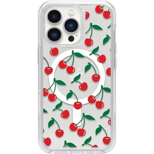 image:imageOtterBox iPhone 13 Pro Symmetry Series Case  Cherry ON TOP UltraSleek Snaps to MagSafe Raised Edges Protect Camera amp Screen
