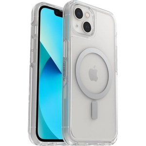 image:imageOtterBox iPhone 13 Symmetry Series Case  Black UltraSleek Snaps to MagSafe Raised Edges Protect Camera amp ScreenClear