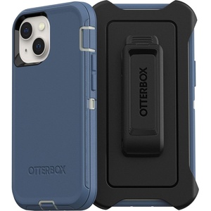 image:imageOtterBox iPhone 13 mini amp iPhone 12 mini Defender Series Case  Black Rugged amp Durable with Port Protection Includes Holster Clip KickstandBlue