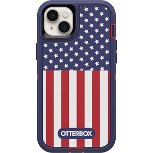 image:imageOtterBox iPhone 14 Plus Defender Series Case  American Flag Rugged amp Durable with Port Protection Includes Holster Clip Kickstand