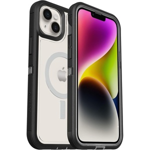 image:imageOtterBox iPhone 14 Plus Defender Series XT Case  Black Crystal screenless Rugged Snaps to MagSafe Lanyard Attachment