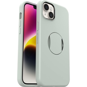 image:imageOtterBox iPhone 14 Plus Only OtterGrip Symmetry Series Case  CHILL OUT Green builtin grip sleek case snaps to MagSafe raised edges protect camera amp screen