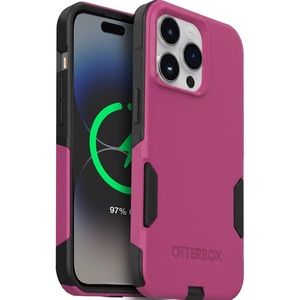 image:imageOtterBox iPhone 14 Pro Max ONLY Commuter Series Case  INTO The Fucshia Pink Slim amp Tough PocketFriendly with Port ProtectionPinkBlack