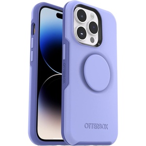 image:imageOtterBox iPhone 14 Pro Max ONLY Otter  Pop Symmetry Series Case  PERIWINK Purple Integrated PopSockets PopGrip Slim PocketFriendly Raised Edges Protect Camera amp Screen