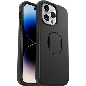 image:imageOtterBox iPhone 14 Pro Max OtterGrip Symmetry Series Case  Black Builtin Grip Sleek case Snaps to MagSafe Raised Edges Protect Camera amp Screen