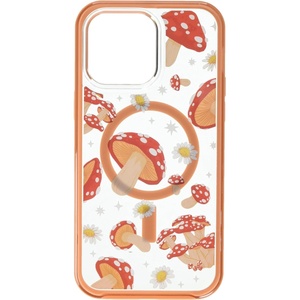 image:imageOtterBox iPhone 14 Pro Max Symmetry Series Clear Case  Fungi Orange Snaps to MagSafe UltraSleek Raised Edges Protect Camera amp Screen