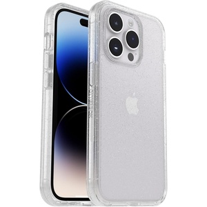 image:imageOtterBox iPhone 14 Pro ONLY Symmetry Series Case  Black UltraSleek Wireless Charging Compatible Raised Edges Protect Camera amp ScreenClearGlitter