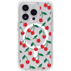 image:imageOtterBox iPhone 14 Pro ONLY Symmetry Series Case  Disco Cowgirl Pink UltraSleek Snaps to MagSafe Raised Edges Protect Camera amp ScreenCherry on Top
