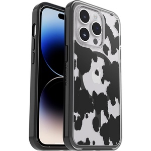 image:imageOtterBox iPhone 14 Pro ONLY Symmetry Series Case  Disco Cowgirl Pink UltraSleek Snaps to MagSafe Raised Edges Protect Camera amp ScreenCow Print