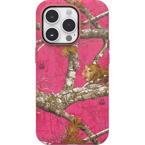 image:imageOtterBox iPhone 14 Pro ONLY Symmetry Series Case  Disco Cowgirl Pink UltraSleek Snaps to MagSafe Raised Edges Protect Camera amp ScreenRealtree Flamingo Pink Gen 2