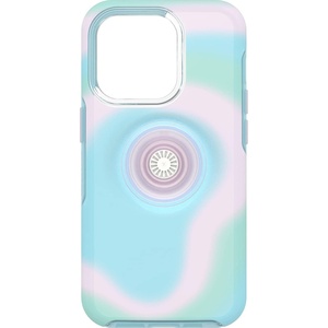 image:imageOtterBox iPhone 14 Pro Only Otter  Pop Symmetry Series Clear Case  Clear Integrated PopSockets PopGrip Slim PocketFriendly Raised Edges Protect Camera amp ScreenGlowing Aura