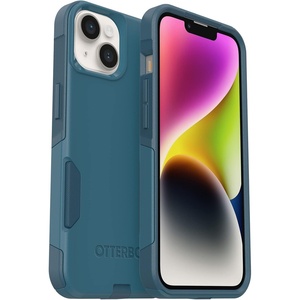 image:imageOtterBox iPhone 14 amp iPhone 13 Commuter Series Case  TREES COMPANY Green slim amp tough pocketfriendly with port protectionBlue