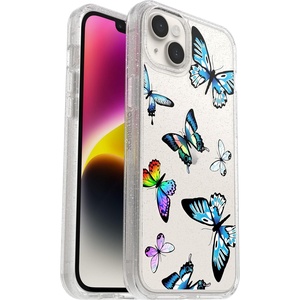 image:imageOtterBox iPhone 14 amp iPhone 13 Symmetry Series Case  BLACK  UltraSleek Wireless Charging Compatible Raised Edges Protect Camera amp ScreenY2K Butterfly