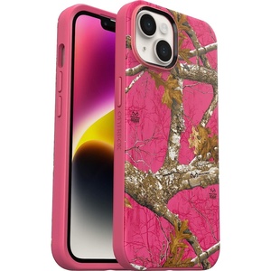image:imageOtterBox iPhone 14 amp iPhone 13 Symmetry Series Case  REALTREE FLAMINGO PINK Camo GEN 2 ultrasleek snaps to MagSafe raised edges protect camera amp screen