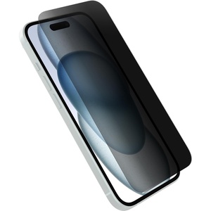 image:imageOtterBox iPhone 15 Premium Pro Glass Privacy Guard Privacy Screen Precision Fit Flawless Touch Response Easy Installation ships in polybagAntimicrobial and Privacy Glass
