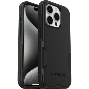 image:imageOtterBox iPhone 15 Pro Only Commuter Series Case  BLACK slim amp tough pocketfriendly with port protection ships in polybag ideal for business customersBlack