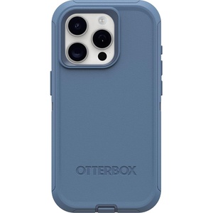 image:imageOtterBox iPhone 15 Pro Only Defender Series Case  Baby Blue Jeans Blue screenless Rugged amp Durable with Port Protection Includes Holster Clip Kickstand