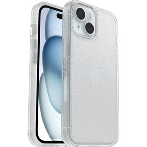 image:imageOtterBox iPhone 15 iPhone 14 and iPhone 13 Symmetry Clear Series Case  StardustClearGlitter UltraSleek Wireless Charging Compatible Raised Edges Protect Camera amp Screen
