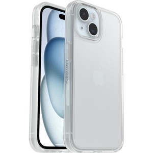 image:imageOtterBox iPhone 15 iPhone 14 and iPhone 13 Symmetry Series Case  Black UltraSleek Wireless Charging Compatible Raised Edges Protect Camera amp Screen Ships in polybagClear