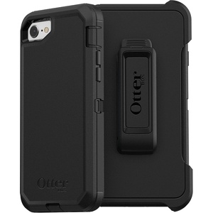 image:imageOtterBox iPhone SE 3rd amp 2nd Gen iPhone 8 amp iPhone 7 not Compatible with Plus Sized Models Defender Series Case  Black Rugged amp Durable with Port Protection Includes Holster Clip KickstandBLACK